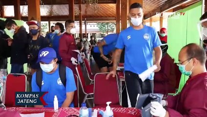 Peserta Piala Menpora 2021 Divaksin Covid-19