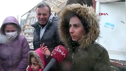 Fırtınada 7 kişilik ailenin evleri yıkıldı
