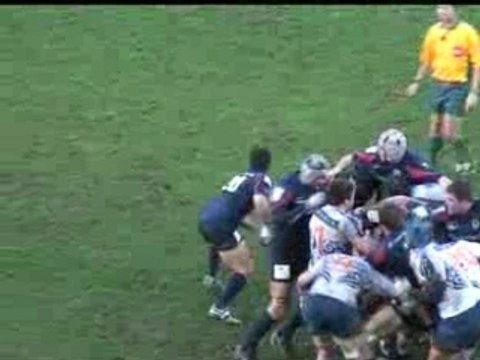 Essai de la victoire du racing métro 92 à Agen