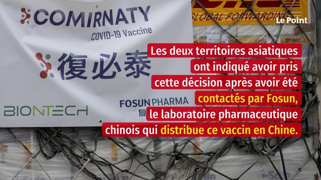 Covid-19 : Macao et Hongkong suspendent le vaccin Pfizer-BioNTech