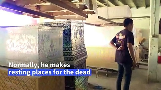 Thai coffin-maker kickflips his caskets into skateboards