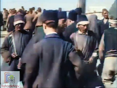 Colorized Old Istanbul clip from the World War I period (1918) / Birinci Dünya Savaşı döneminden renklendirilmiş eski İstanbul görüntüleri (1918)
