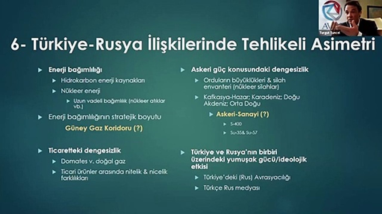 “YÜZÜNCÜ YILINDA MOSKOVA ANTLAŞMASI VE TÜRKİYE-RUSYA İLİŞKİLERİ” BAŞLIKLI KONFERANS (3/3)