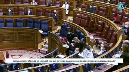 Olona a Iceta: "Sánchez no le eligió por sus dotes de bailarín, sino porque quiere desmembrar España"