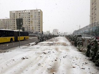 İstanbul'da lapa lapa kar yağışı