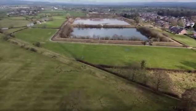 Stunning drone footage of Grimsargh Wetlands