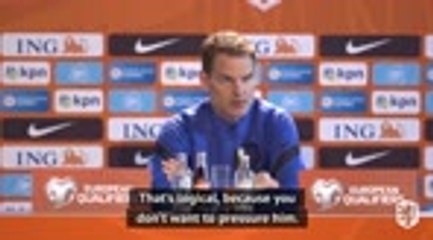 De Boer not giving up on Van Dijk Euros recovery