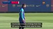 Dest taking pointers from 'unbelievable' Messi at Barca
