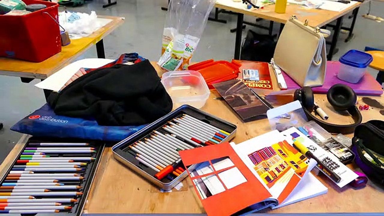 Classe prépa aux écoles d'art de Vitry-sur-Seine- La vie d'atelier- promo2020-2021