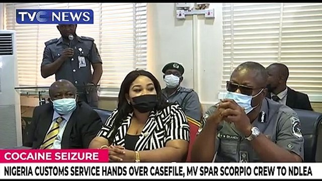 Nigeria Customs service hands over casefile of vessel carrying cocaine to NDLEA