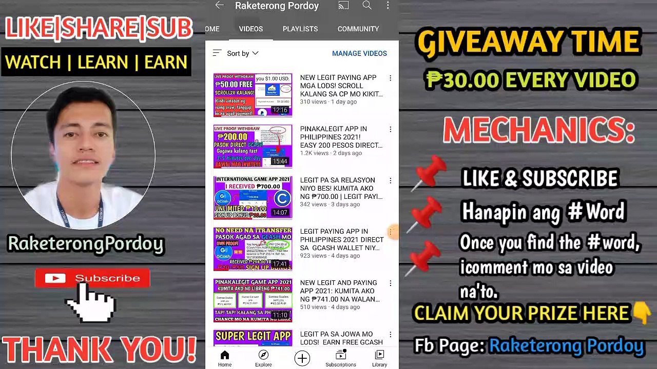 EARN GCASH MONEY BY READING ARTICLES ONLY
