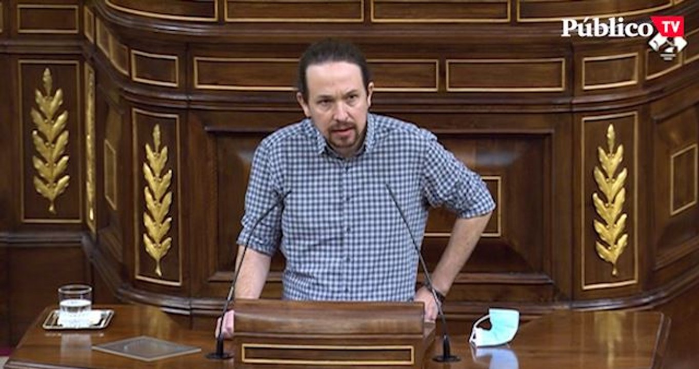 Así se despide Pablo Iglesias del Congreso