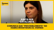 Junts comunica a Borràs que 