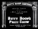 Betty Boop # 33 Betty Boop's Prize Show (1934) Cartoon