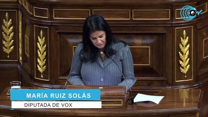 María Ruiz (VOX) a Iglesias: "Solo ha resultado ser un burgués machista"