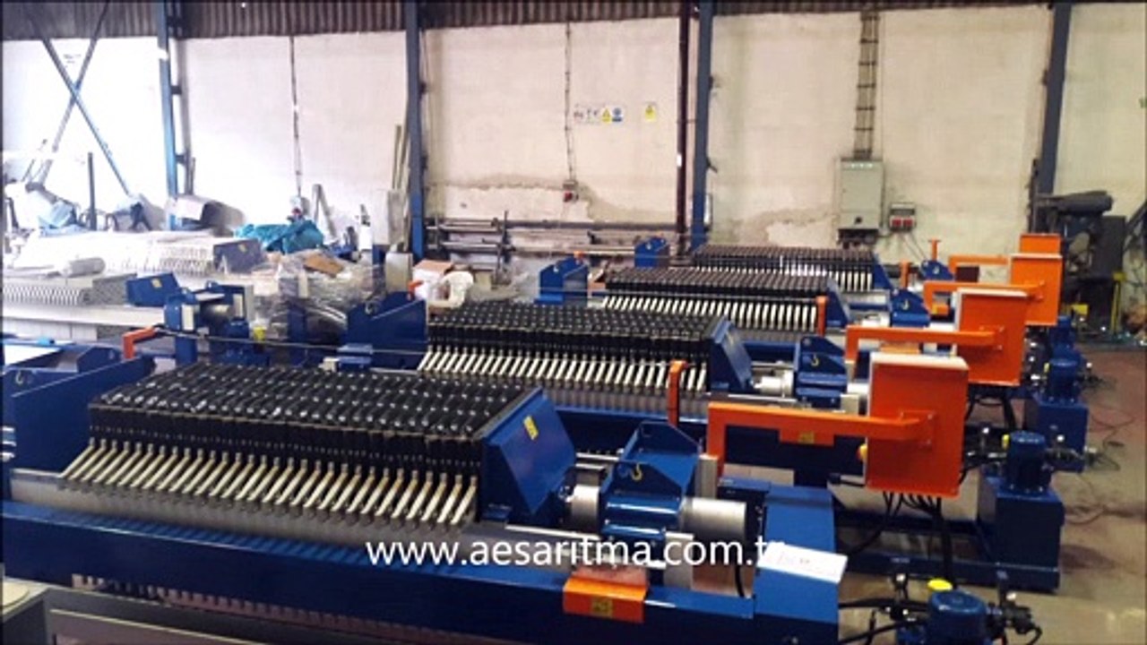 Filtre Pres - Sevkiyat öncesi son kontrollarımız. Filter Press - Our final checks before shipment.