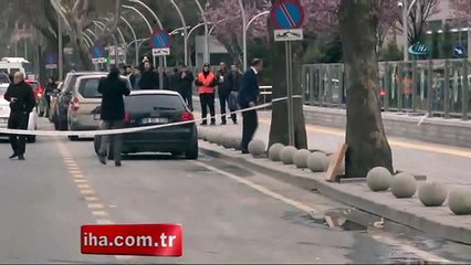 Ankara Büyükşehir Belediyesi önünde hareketli dakikalar
