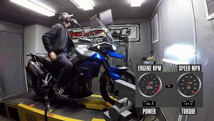 2021 Triumph Tiger 850 Sport Dyno