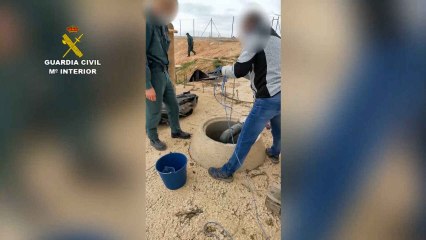 Operación Guardia Civil en fincas agrícolas de Murcia.