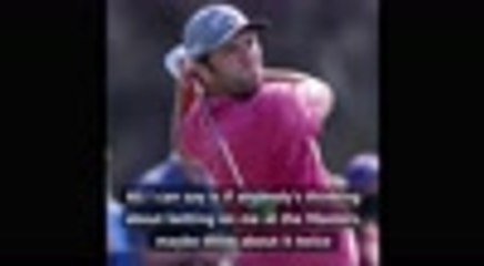 Father-to-be Rahm explains why Masters bet isn't a good idea