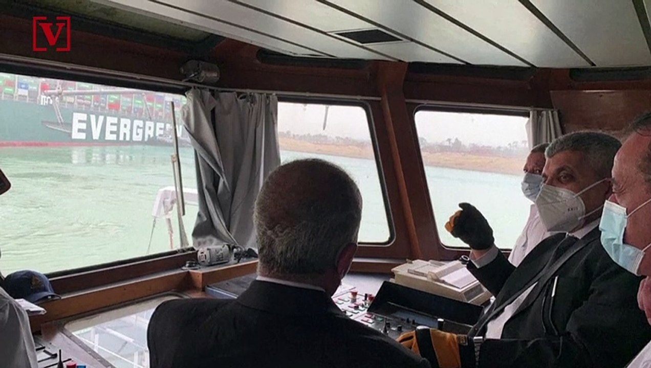 Giant Container Ship Stuck in the Suez Canal Potentially Blocks Food and Vaccine Shipments