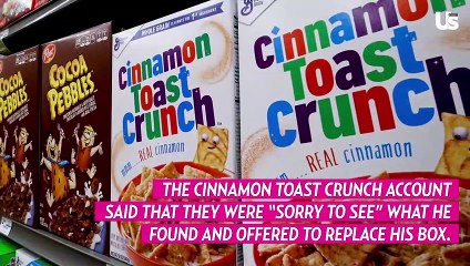 Danielle Fishel and Jensen Karp Find Shrimp Tails in Their Cinnamon Toast Crunch