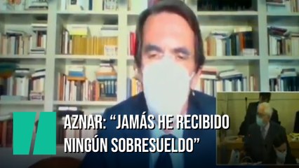 Jose María Aznar, en el juicio por la caja B del PP: "Nunca he recibido sobresueldos"