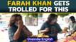 Farah Khan gets trolled for removing mask to smell mangoes amid rising Covid-19 cases|Oneindia News