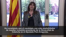 Aragonès (ERC), candidato para la investidura a la Presidencia de la Generalitat