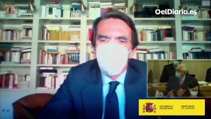 Aznar: “No he conocido ninguna contabilidad paralela del PP"