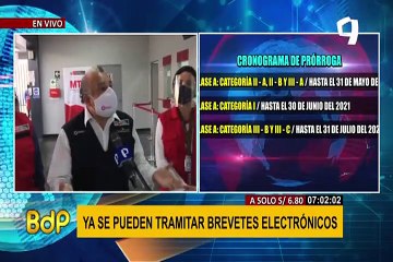 Conozca cómo realizar el trámite de brevetes de manera virtual