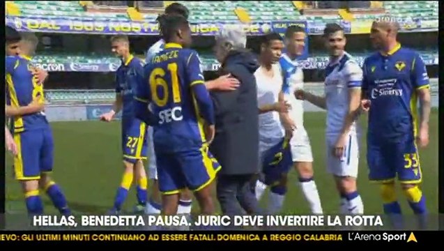 ARENA SPORT: VERONA, BENEDETTA PAUSA. JURIC DEVE INVERTIRE LA ROTTA