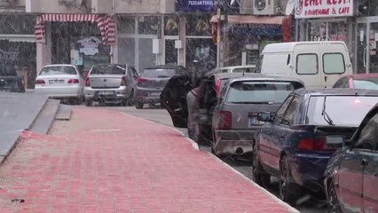 KIRKLARELİ - Kar yağışı başladı