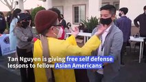 Asian Americans learn self defense in California as anti-Asian attacks on rise