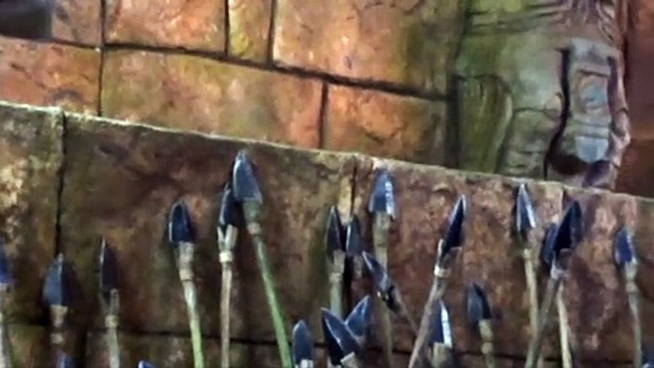 Movie Stock Footage 2020 Indiana Jones Temple Statues