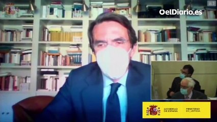 Aznar asegura que no recuerda que le rechazaran en dos ocasiones una demanda presentada contra El País por el caso Bárcenas
