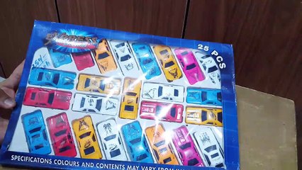 Unboxing and Review of 25 pcs car set for your kids