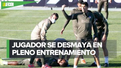 Moussa Dembélé se desmaya en pleno entrenamiento del Atlético de Madrid