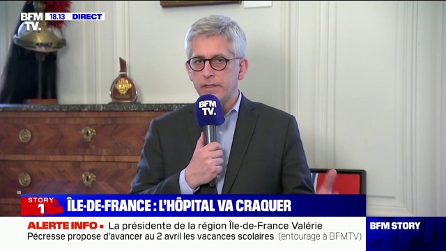 Covid-19: le président de la Fédération hospitalière de France craint une situation qui va être beaucoup plus difficile pour les hospitaliers qu'au printemps 2020