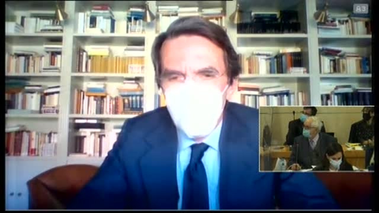 Aznar niega la caja B del PP: "Ni la conocía, ni la conozco"