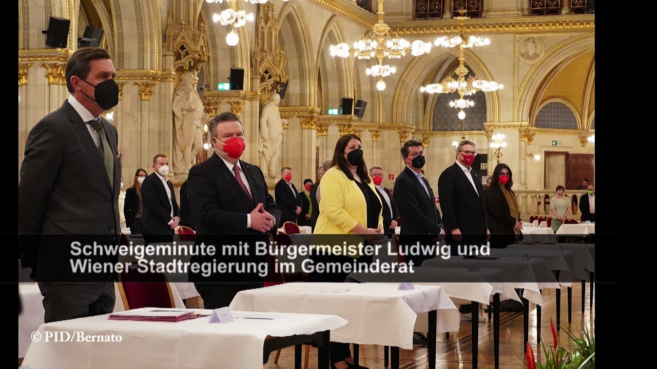 Wien | Schweigeminute für Opfer der Covid-Pandemie ab