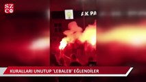 Kırmızı kategorideki kentte AKP'lilerden meşaleli kutlama