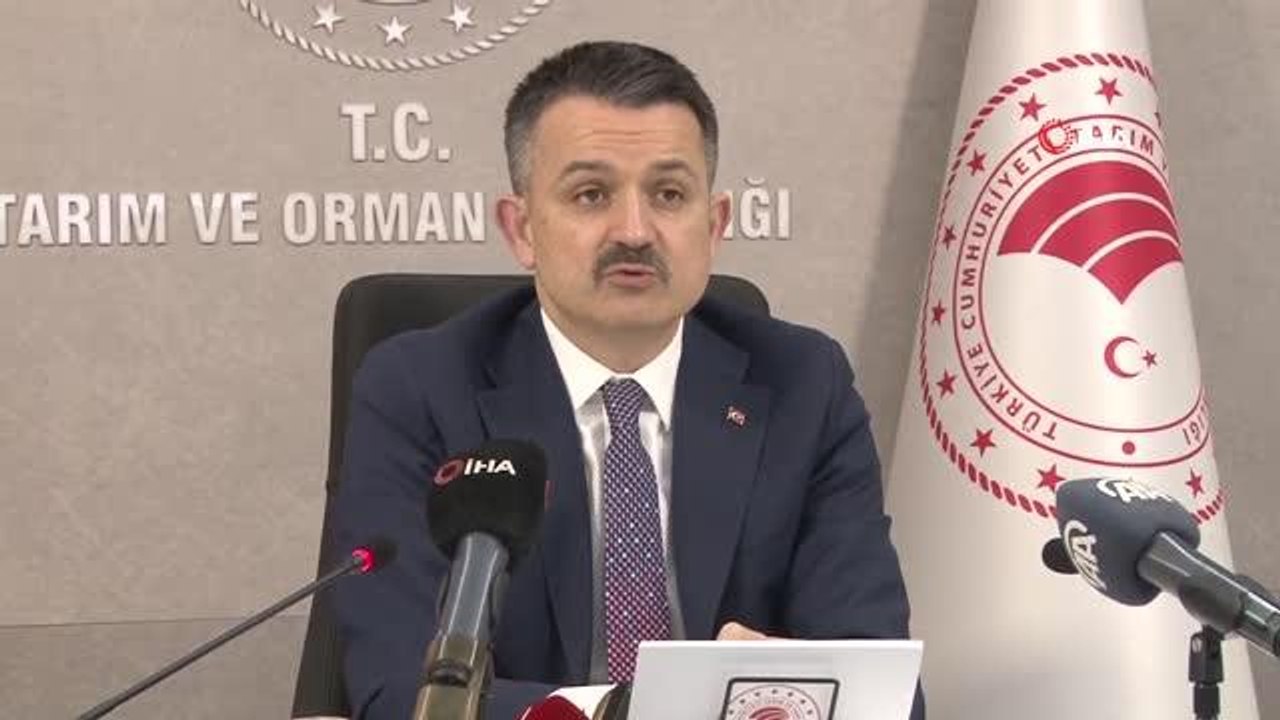 Son dakika genel: "Tarım ve Orman Bakanı Pakdemirli: - "Tarım ve gıda ihracatımız 20,7 milyar dolara ulaştı"