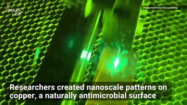 Can Lasers Turn Metal Surfaces into Bacteria Killers?