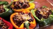 Quarantine Cooking: Leftover Ground Beef Taco Stuffed Peppers