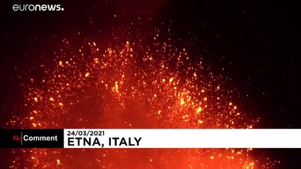 En Sicile, l'Etna encore en éruption