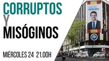 Juan Carlos Monedero: corruptos y misóginos - En la Frontera, 24 de marzo de 2021