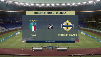 Italy vs Northern Ireland || 2022 FIFA World Cup Qualifiers - 25th March 2021 || Fifa 21