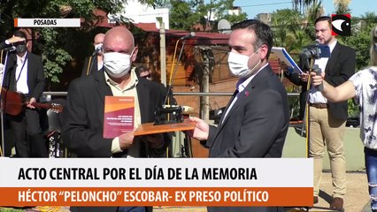 Acto central por el Dia de la Memoria