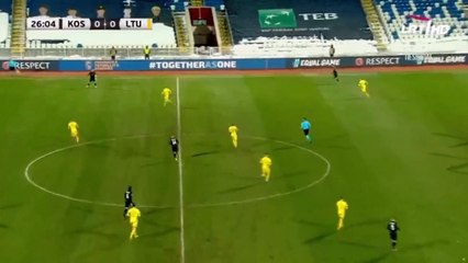Arbër Zeneli goal - Kosovo 1-0 Lithuania 24/03/2021